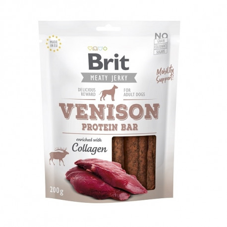 Brit Jerky Venison Protein Bar 80g