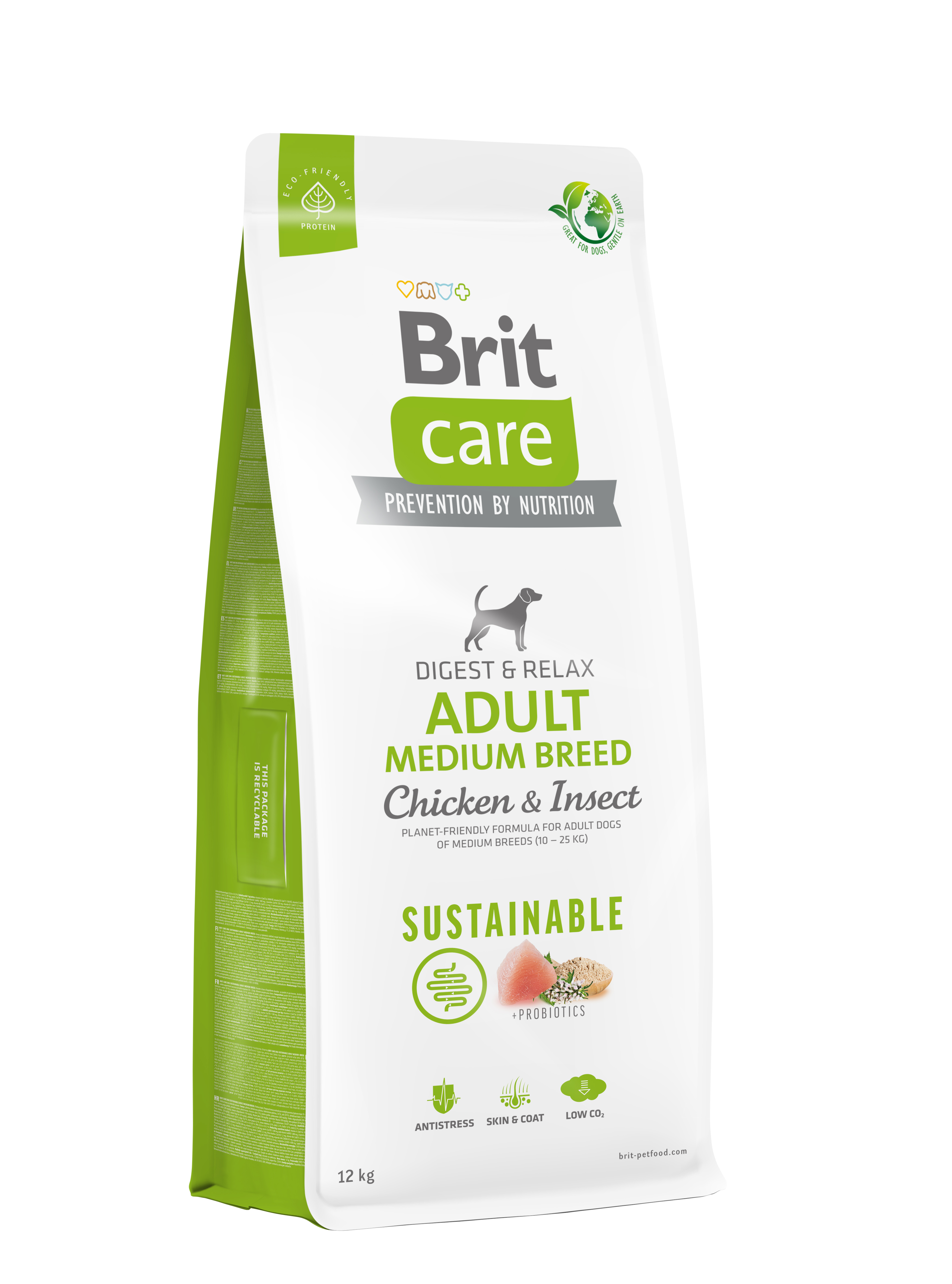 Brit Care Dog Sustainable Adult Medium Breed 12kg