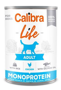 Calibra Dog Life  konz.Adult Turkey with apples 400g