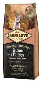 Carnilove Dog Salmon & Turkey for LB Puppies 1,5kg