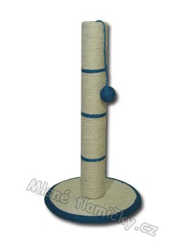 Škrábadlo sloupek s míčkem pro kočku sisal 62cm