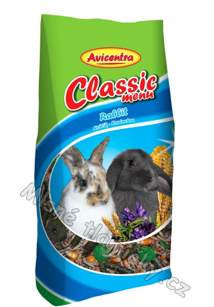Avicentra Classic menu králík 500g