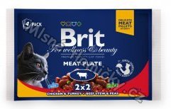 Brit Premium Cat kapsa Meat Plate 400g (4x100g)