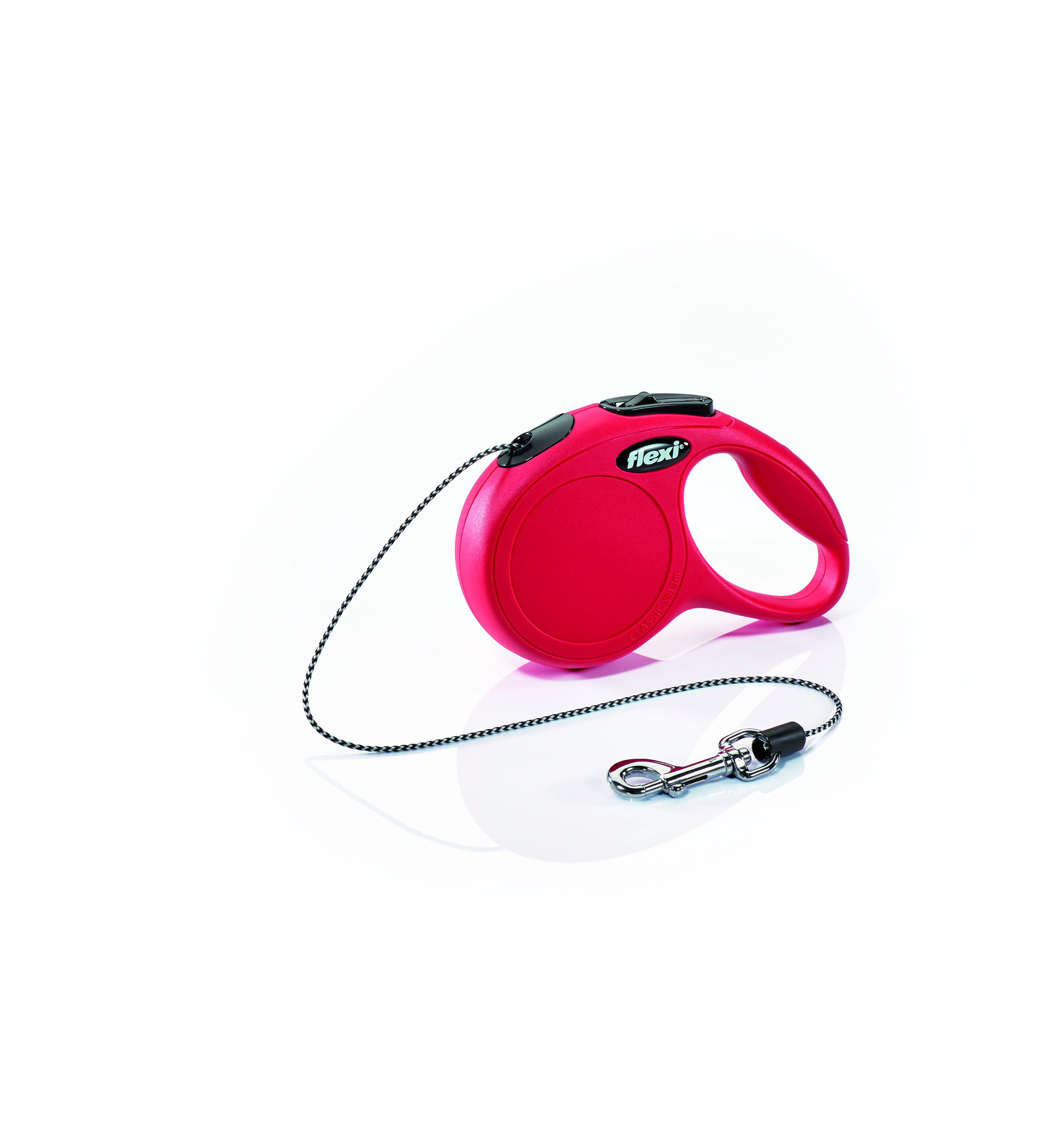 Vodítko FLEXI Classic NEW XS lanko 3m/8kg červená