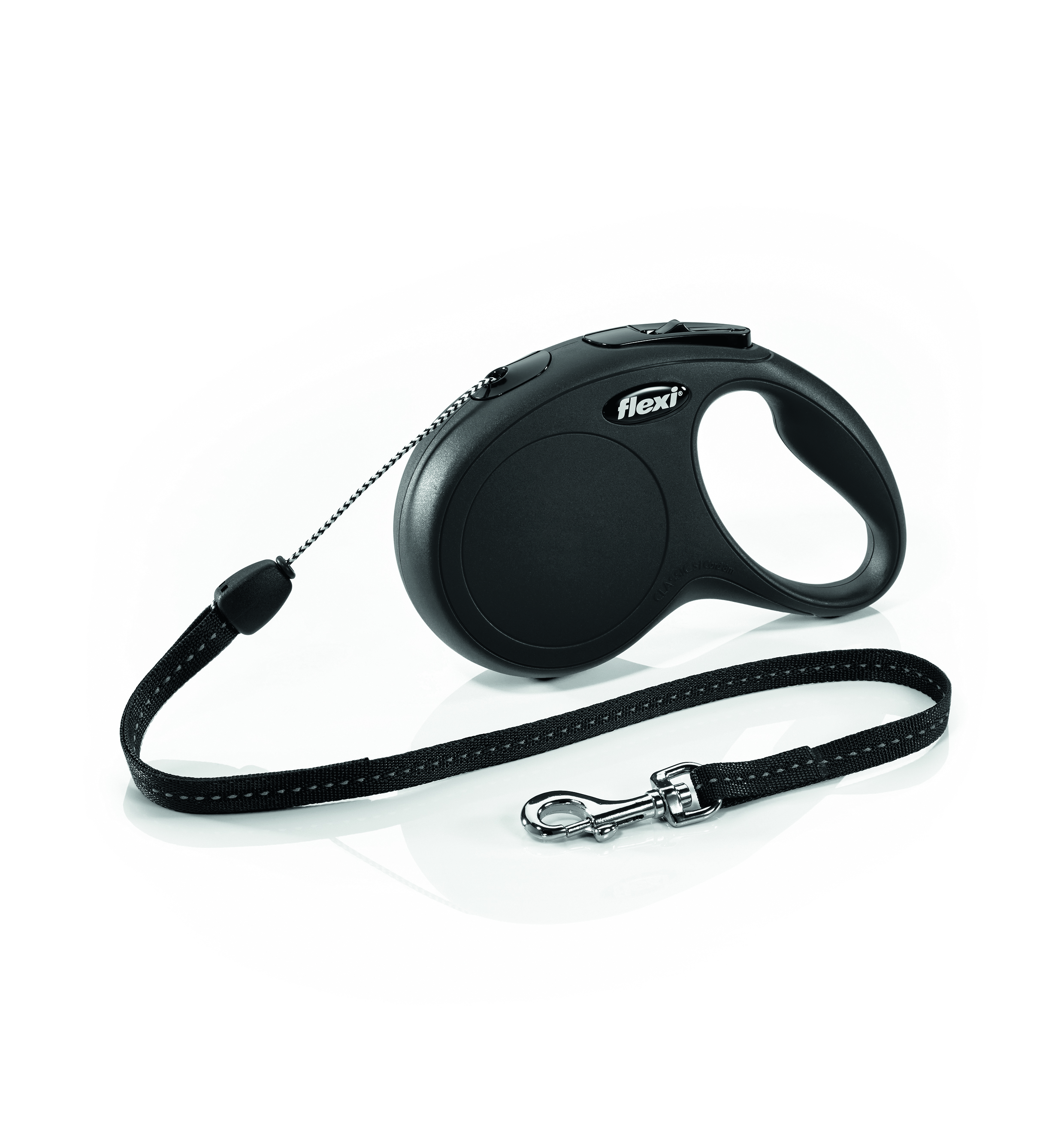 Vodítko FLEXI Classic NEW S lanko 8m/12kg černá