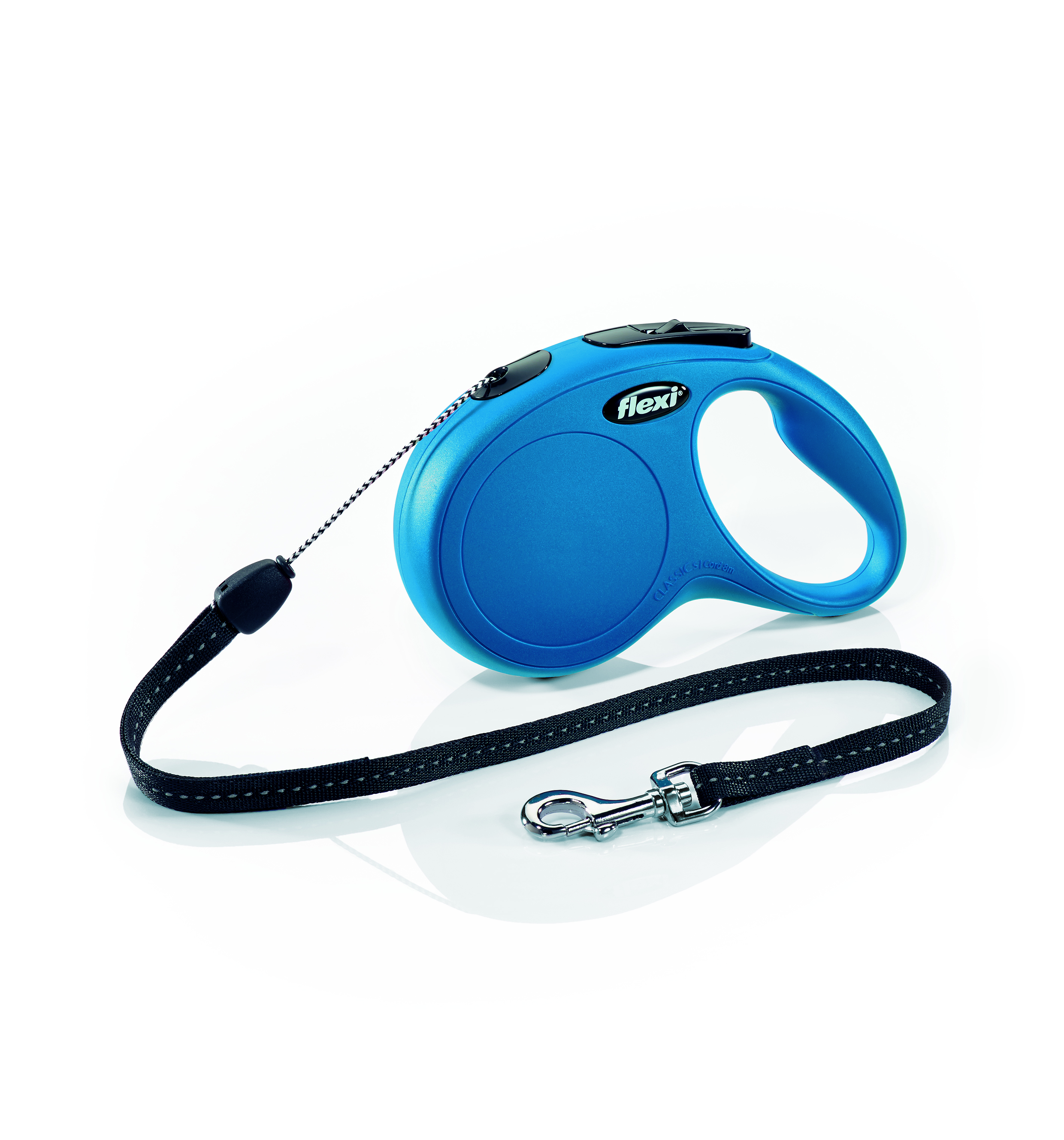 Vodítko FLEXI Classic NEW S lanko 8m/12kg modrá