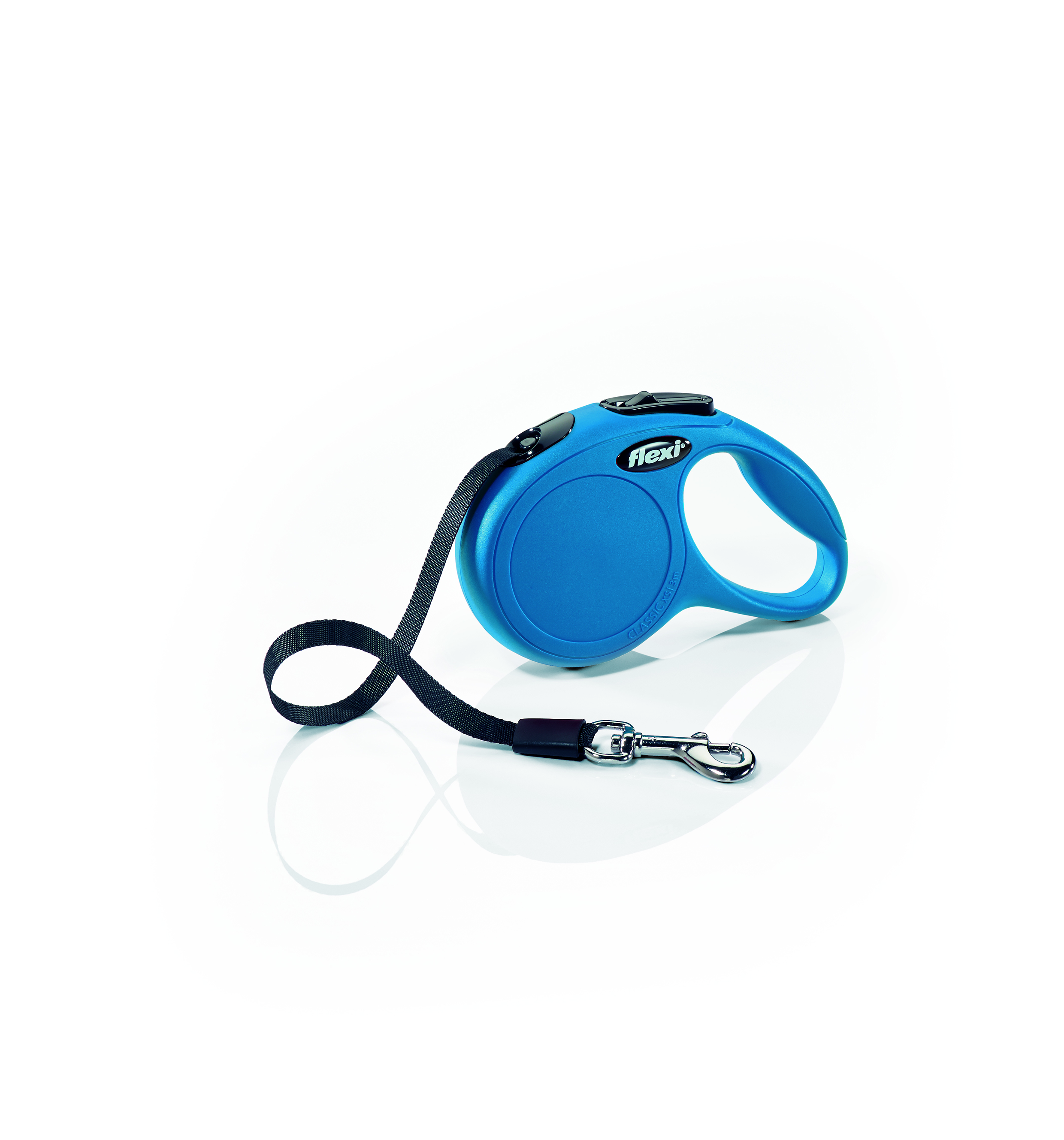 Vodítko FLEXI Classic NEW XS pásek 3m/12kg modrá