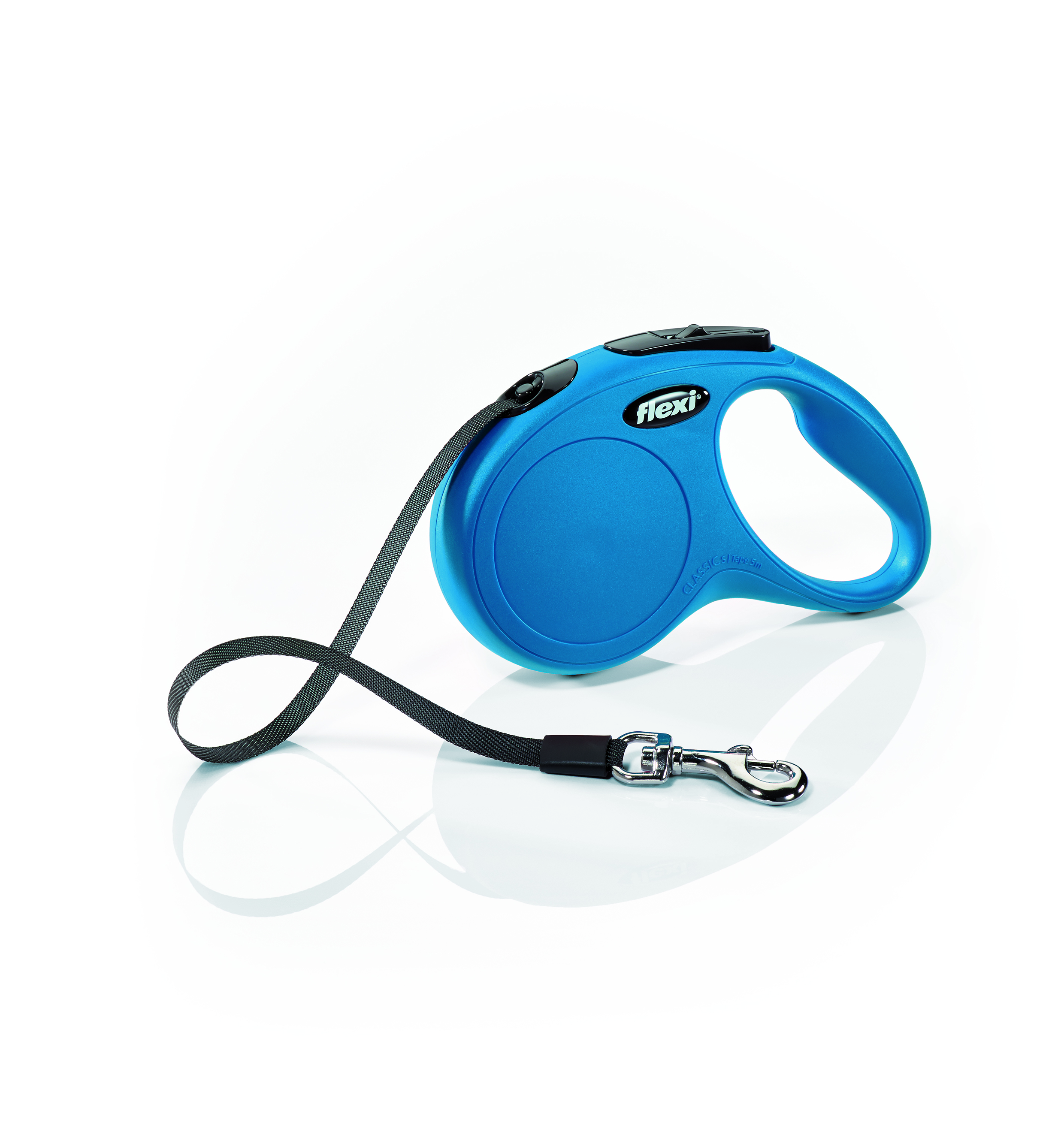 Vodítko FLEXI Classic NEW S pásek 5m/15kg modrá