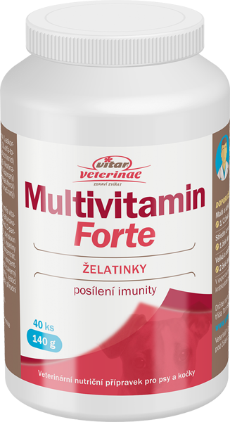Vitar Veterinae Multivitamin Forte 40ks želé