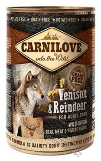 Carnilove Wild Meat Venison & Reindeer 400g