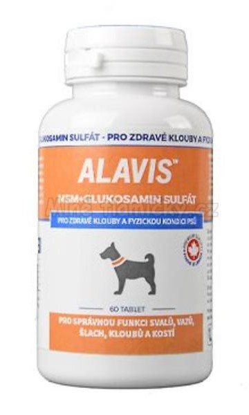 Alavis MSM+Glukosamin sulfát pro psy 60tbl
