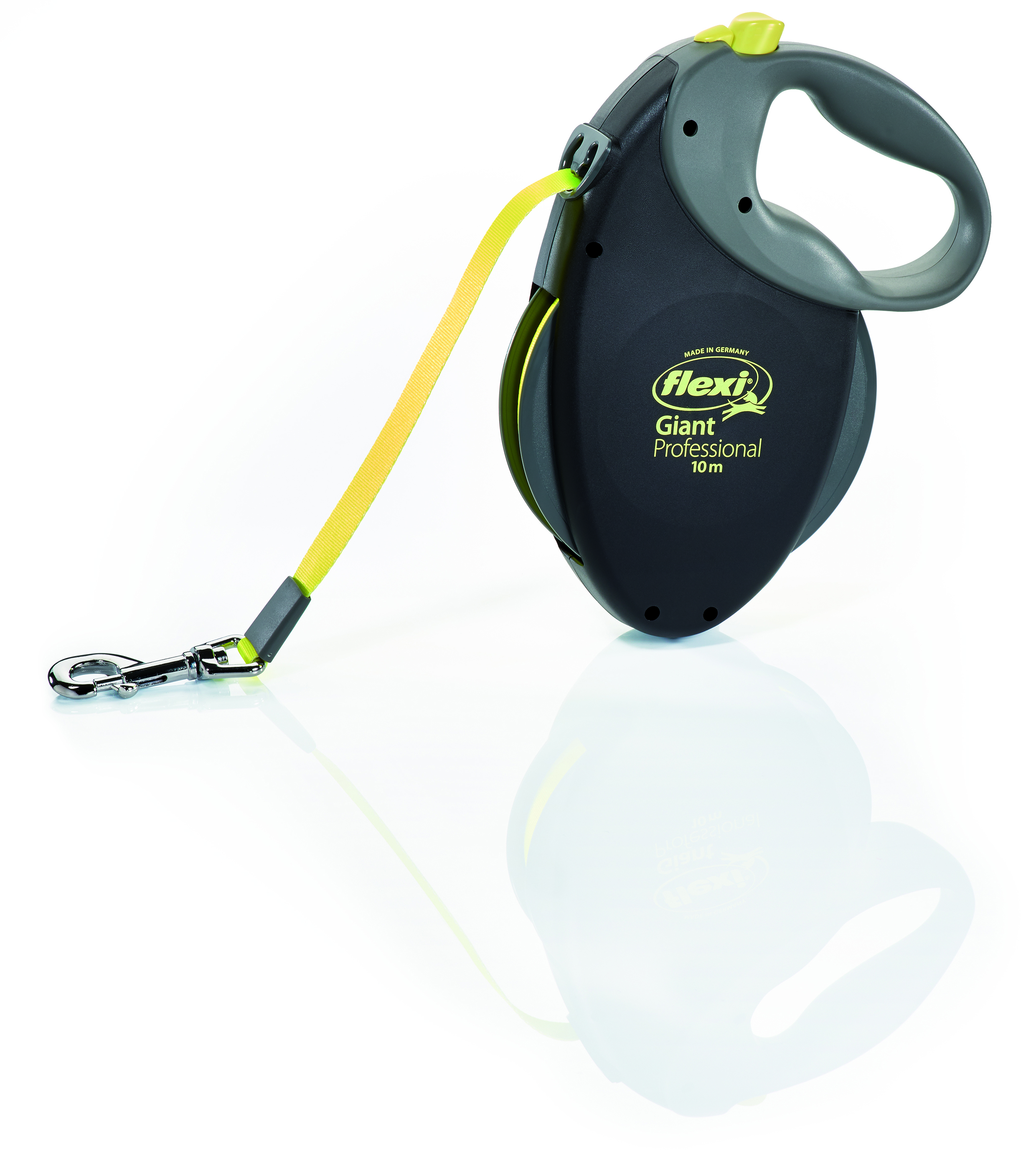 Vodítko FLEXI Giant Professional L 10m/50kg Pásek Neon