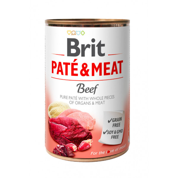 Brit Dog konz Paté & Meat Beef 400g