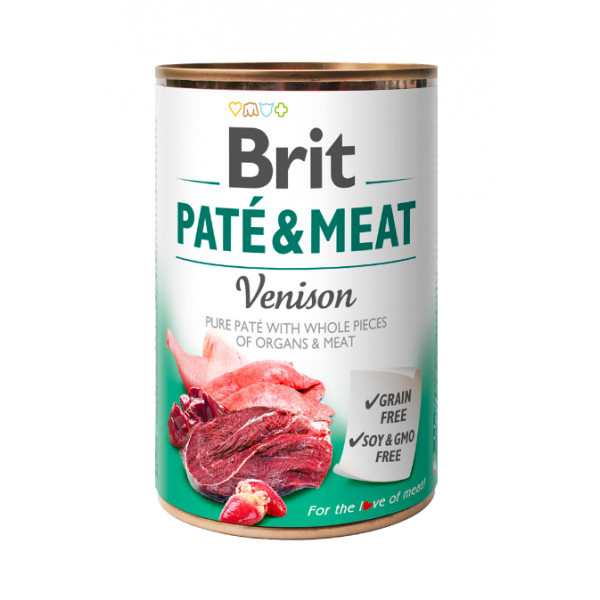 Brit Dog konz Paté & Meat Venison 400g