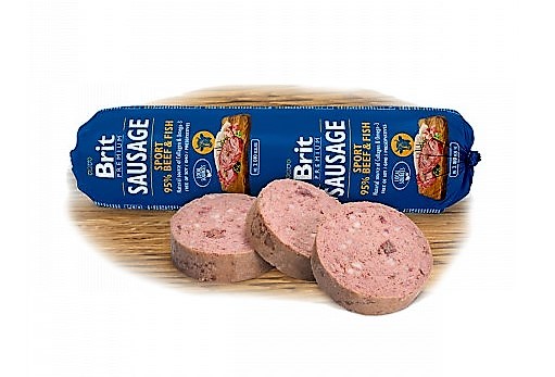 Brit Sausage Beef & Fish-Sport formula 800g