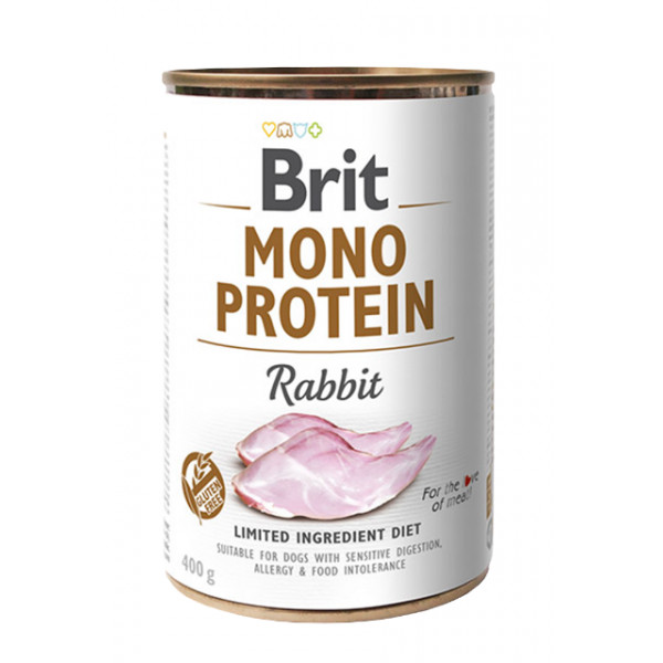 Brit Dog konz Mono  Protein Rabbit 400g