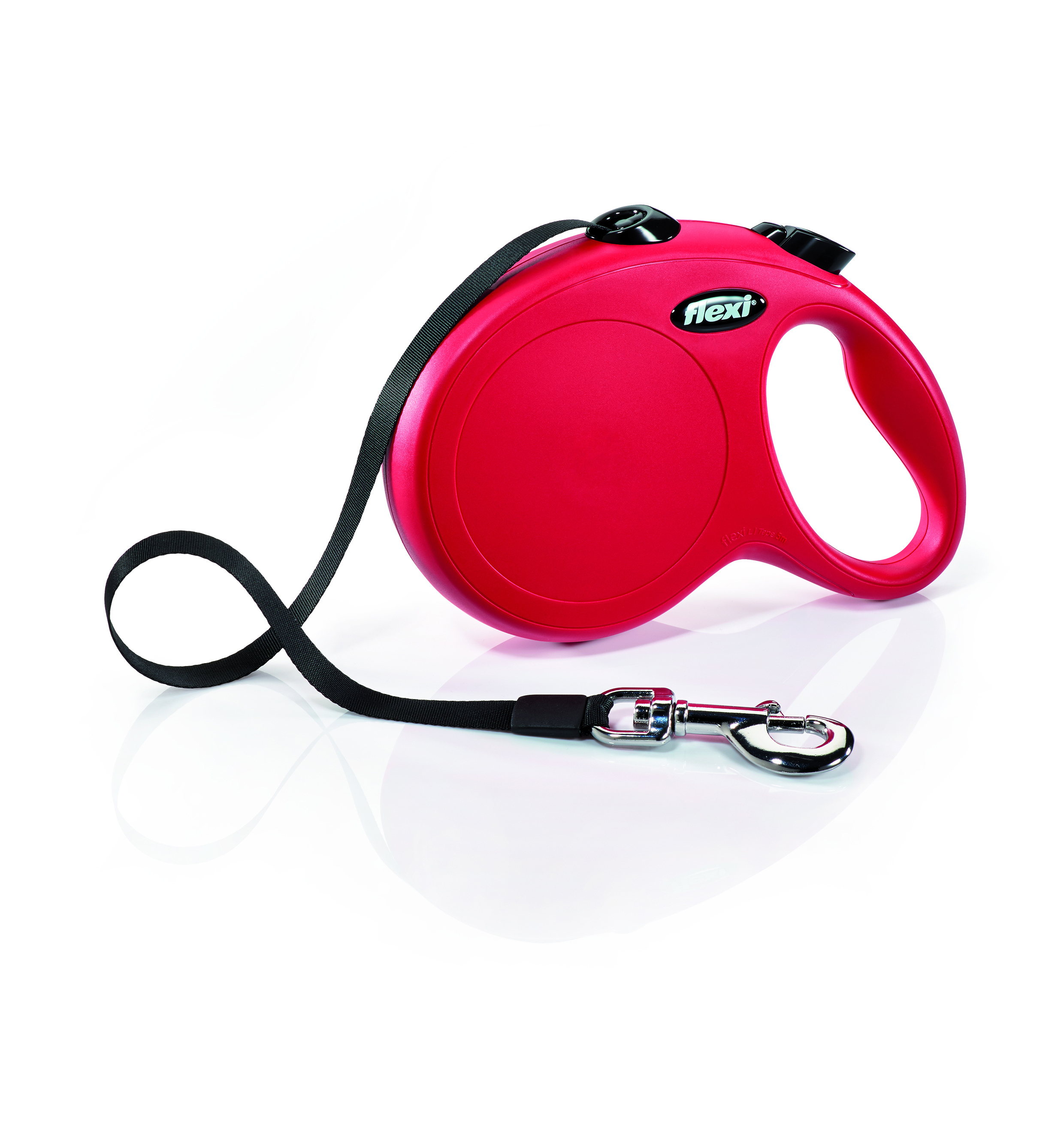Vodítko FLEXI Classic NEW L pásek 5m/50kg červená