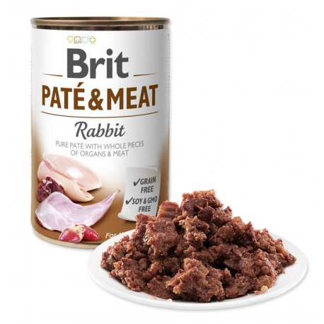 Brit Dog konz Paté & Meat Rabbit 800g