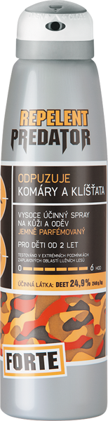 PREDATOR FORTE repelent spray 150ml 25%DEET