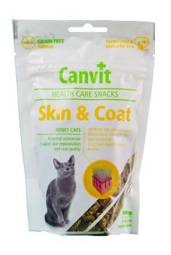 Canvit Cat Health Care Snack Skin & Coat 100g