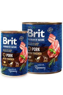 Brit Premium Dog by Nature  konz Pork & Trachea 400g