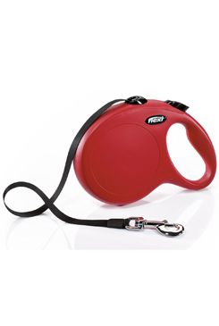 Vodítko FLEXI Classic L pásek 8m/50kg červená