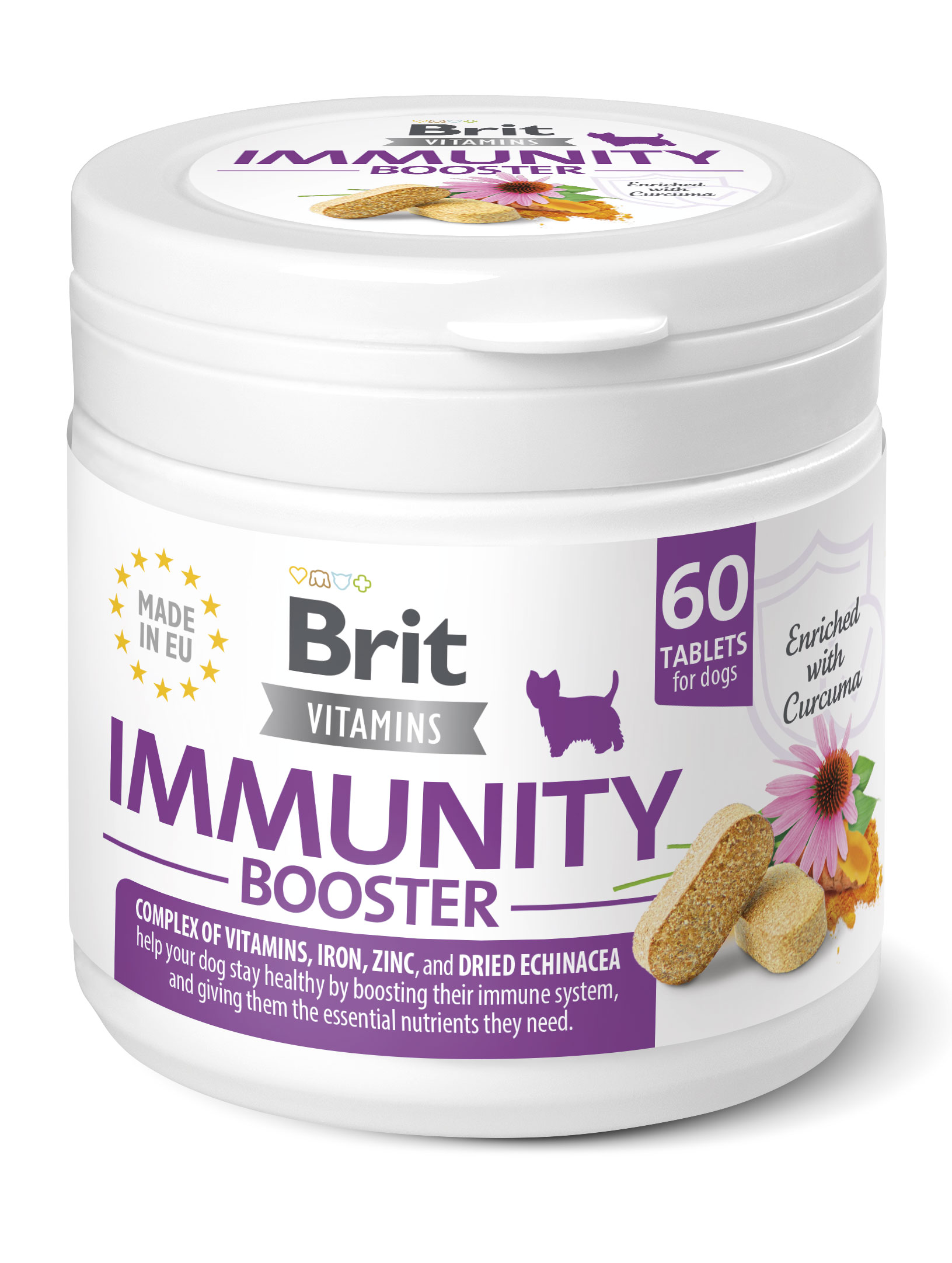Brit Dog Vitamins Immunity Booster 120g (60tbl)