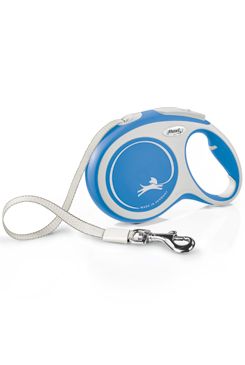 Vodítko FLEXI Comfort L pásek 8m/50kg modrá
