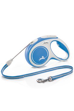 Vodítko FLEXI Comfort M lanko 5m/20kg modrá