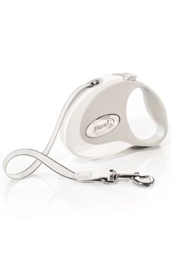Vodítko FLEXI Style S pásek 3m/12kg bílá