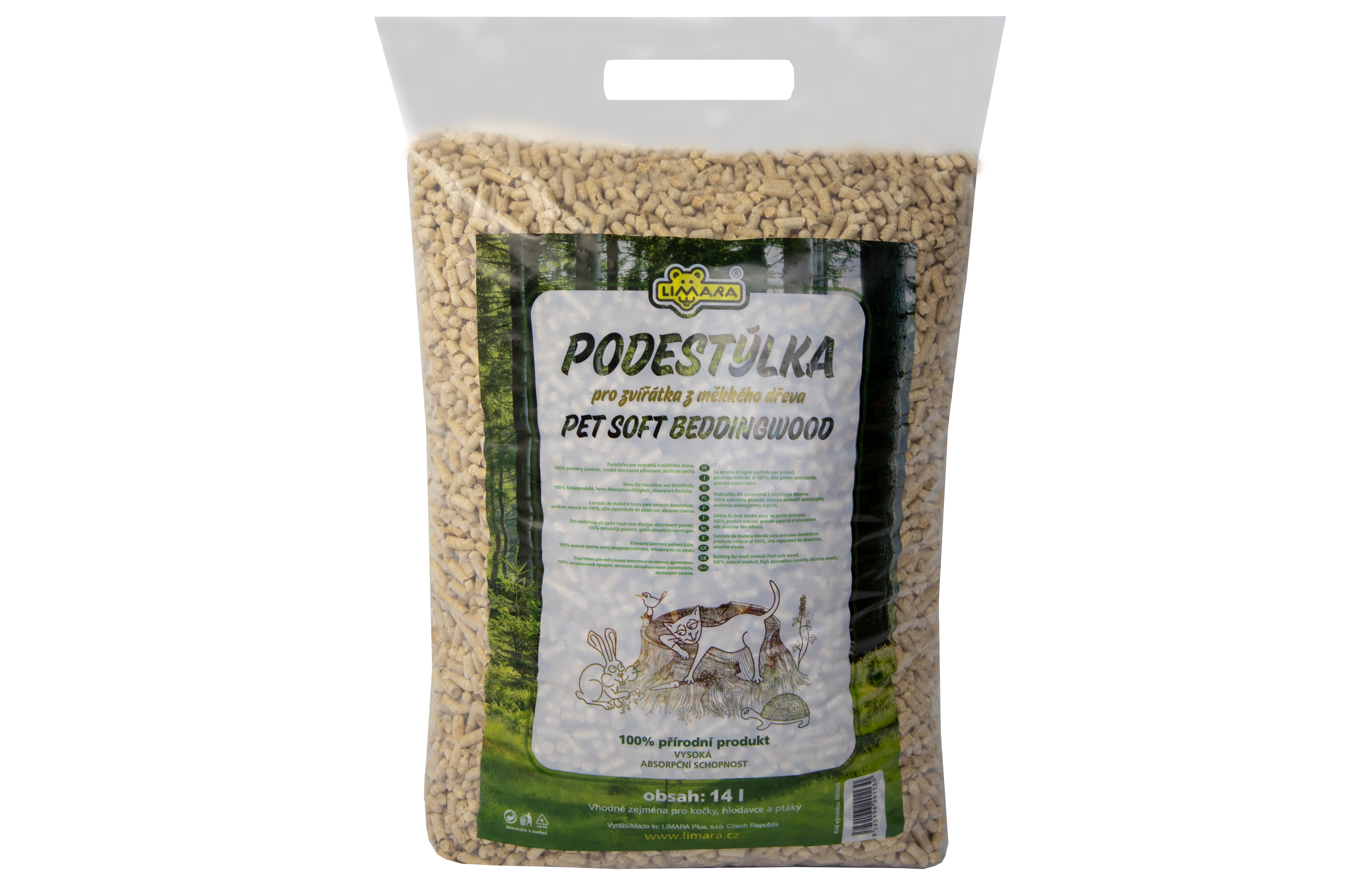Podestýlka dřevěná LIMARA 14l/8kg