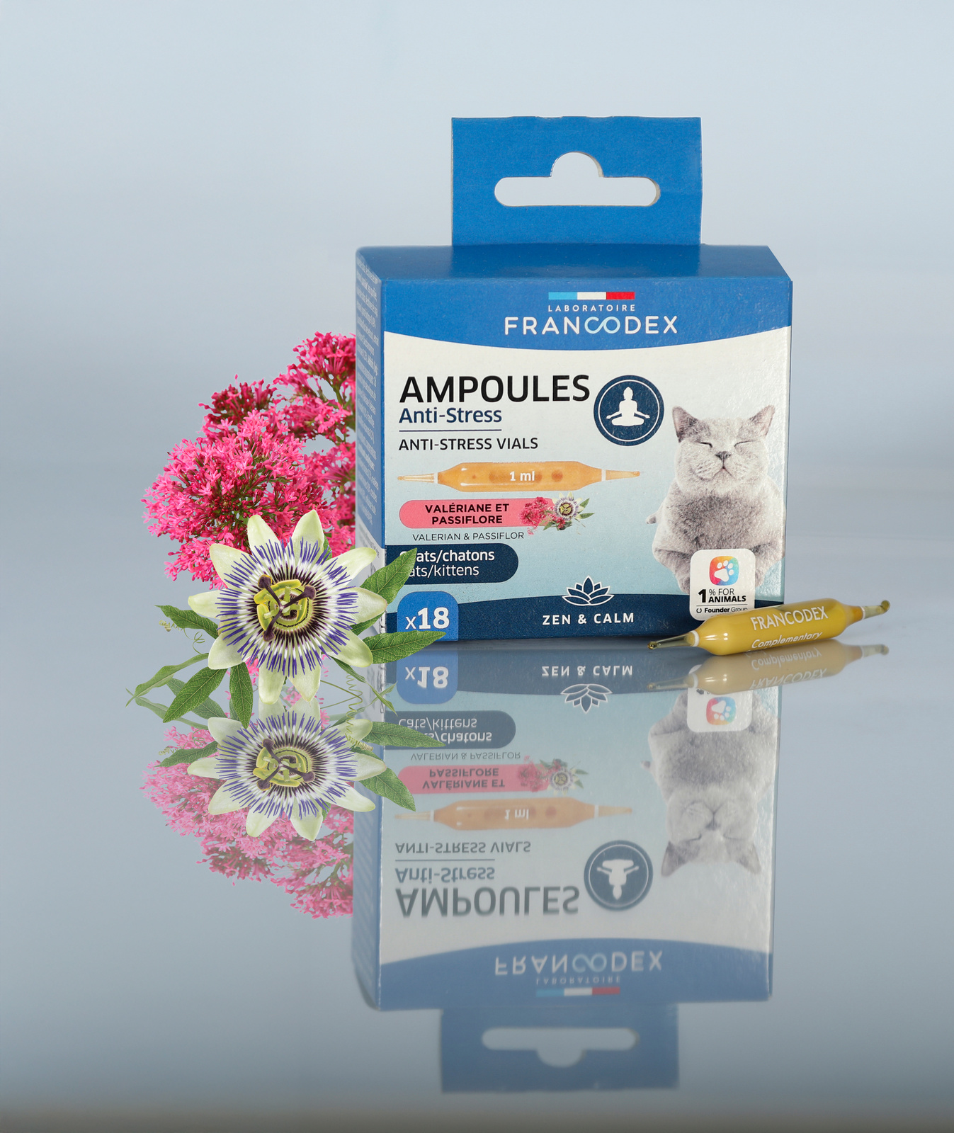 Francodex Anti-stress ampulky kočka, kotě 18x1ml