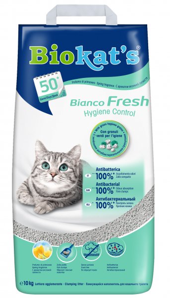 Podestýlka Biokat´s Bianco Fresh Control 10kg