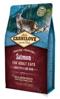 Carnilove Cat Salmon for Adult Sensitiv & LH 6kg