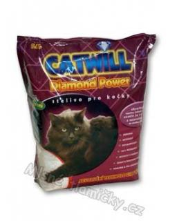 Catwill Diamond Power Podestýlka kočka pohlc. pach3,8l