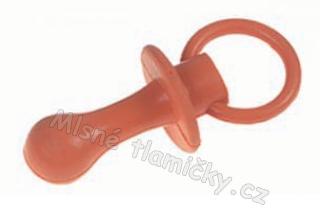 Hračka pes Dudlík guma 13cm FL